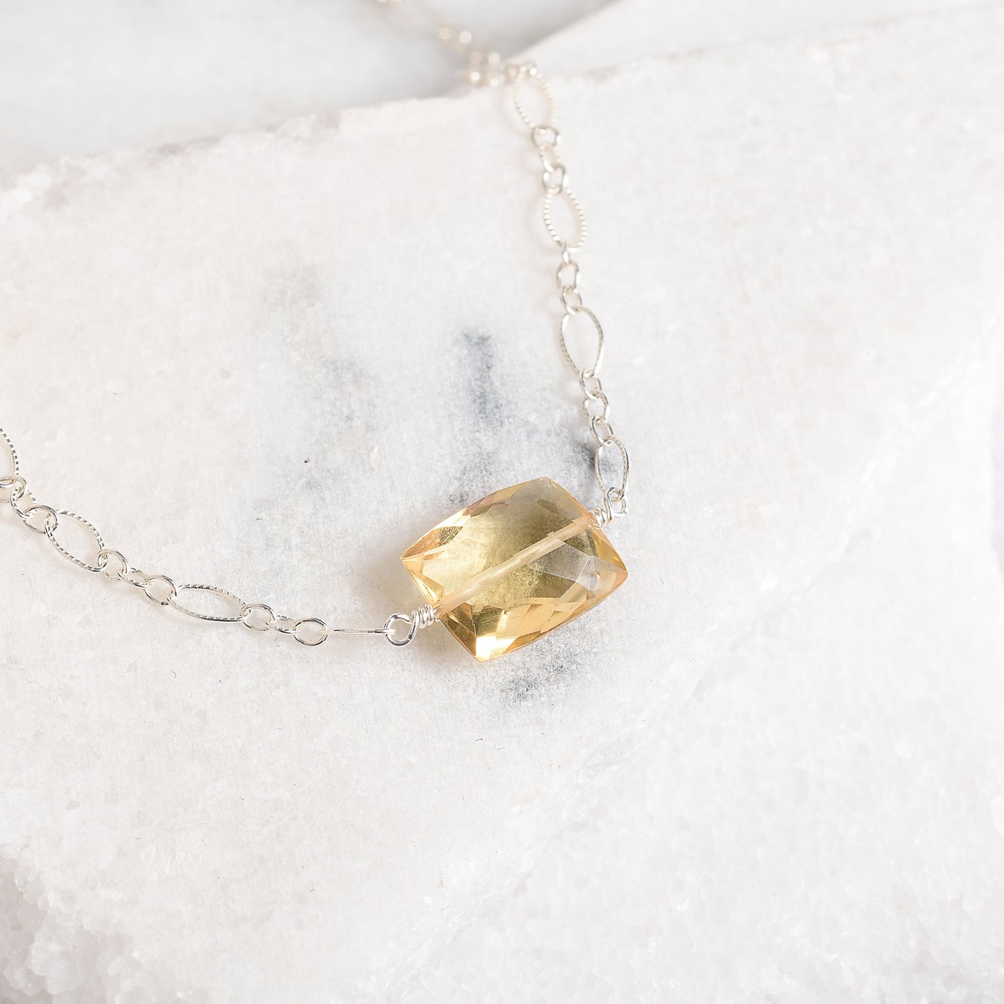 Citrine Pendant Necklace