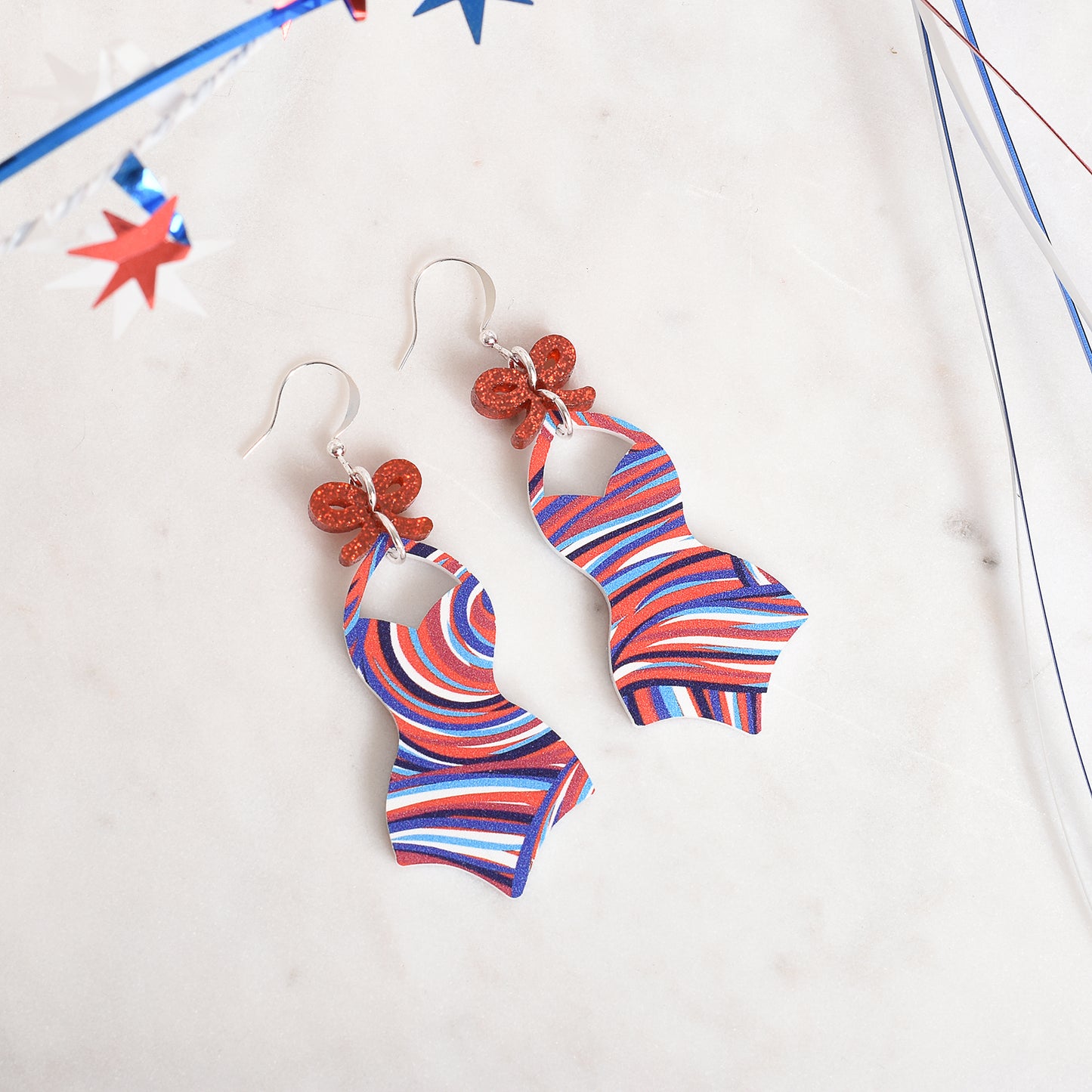Patriotic Statement Earrings