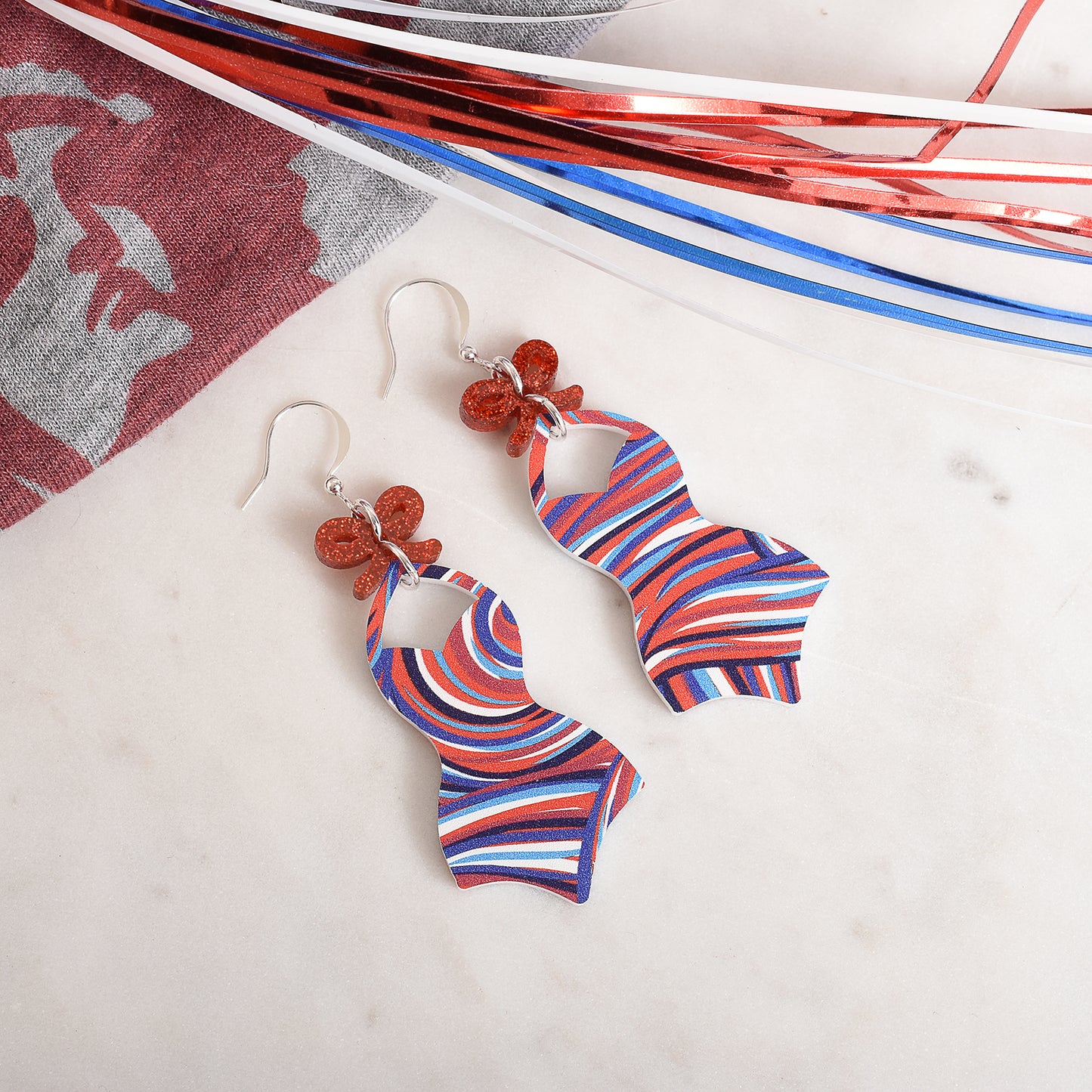 Patriotic Statement Earrings