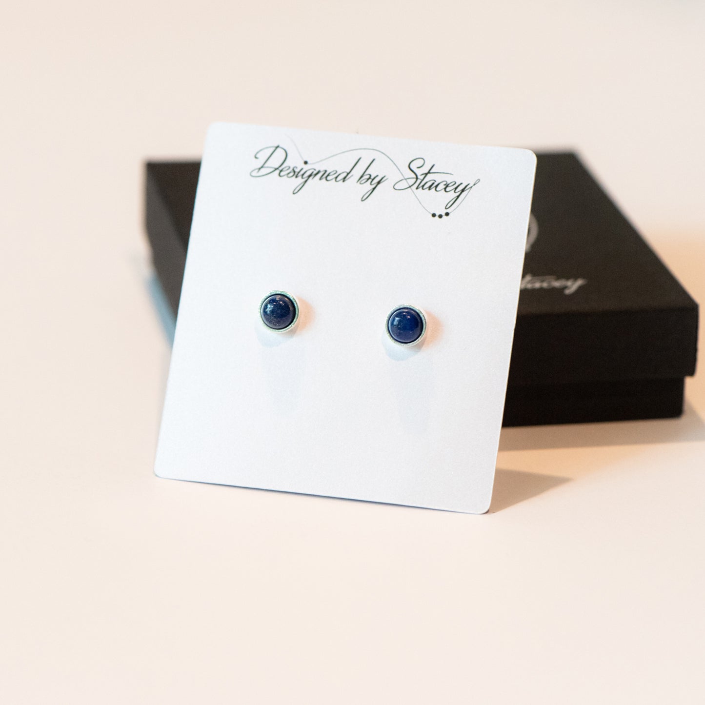 The Lana Earrings in Lapis