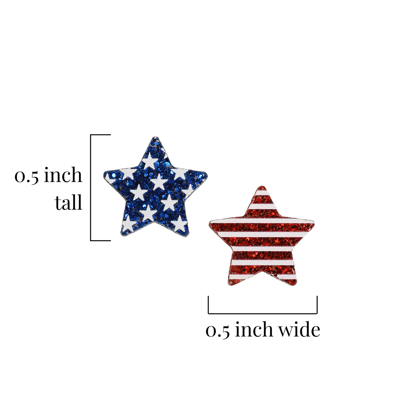 Patriotic Star Earrings