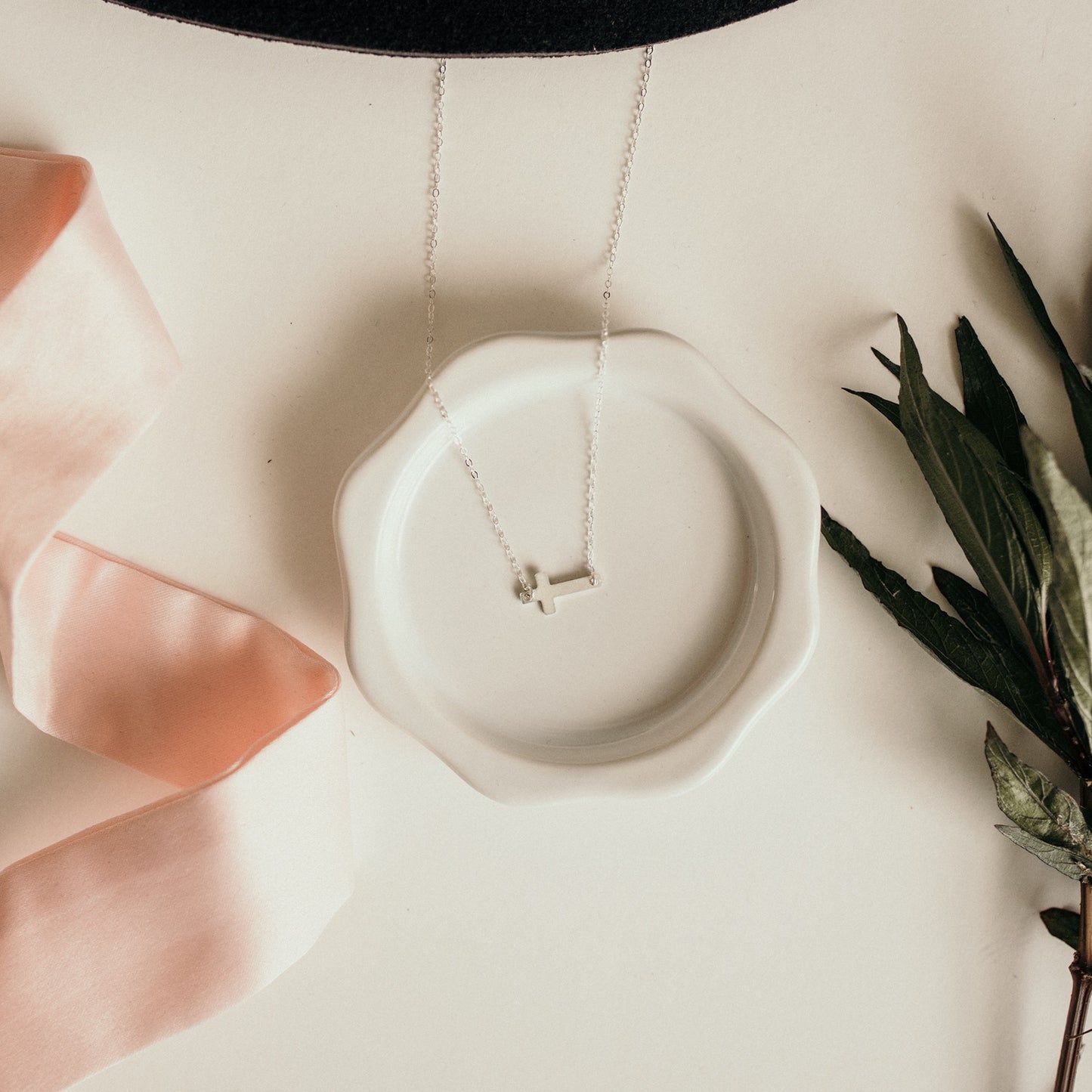 The Faith Necklace in Silver
