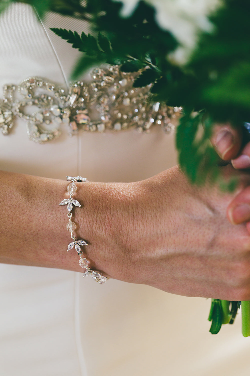 Glamorous Wedding Day Look