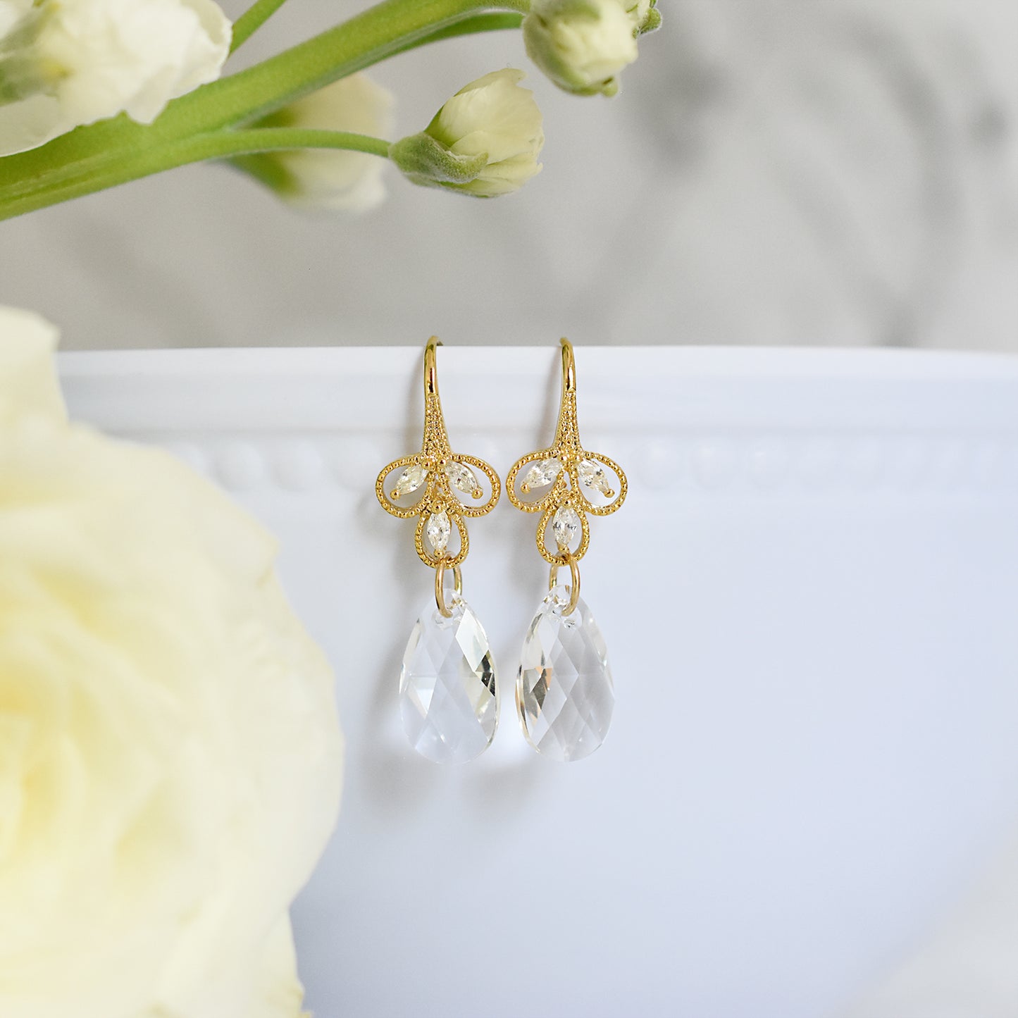 The Emma Earrings in Gold