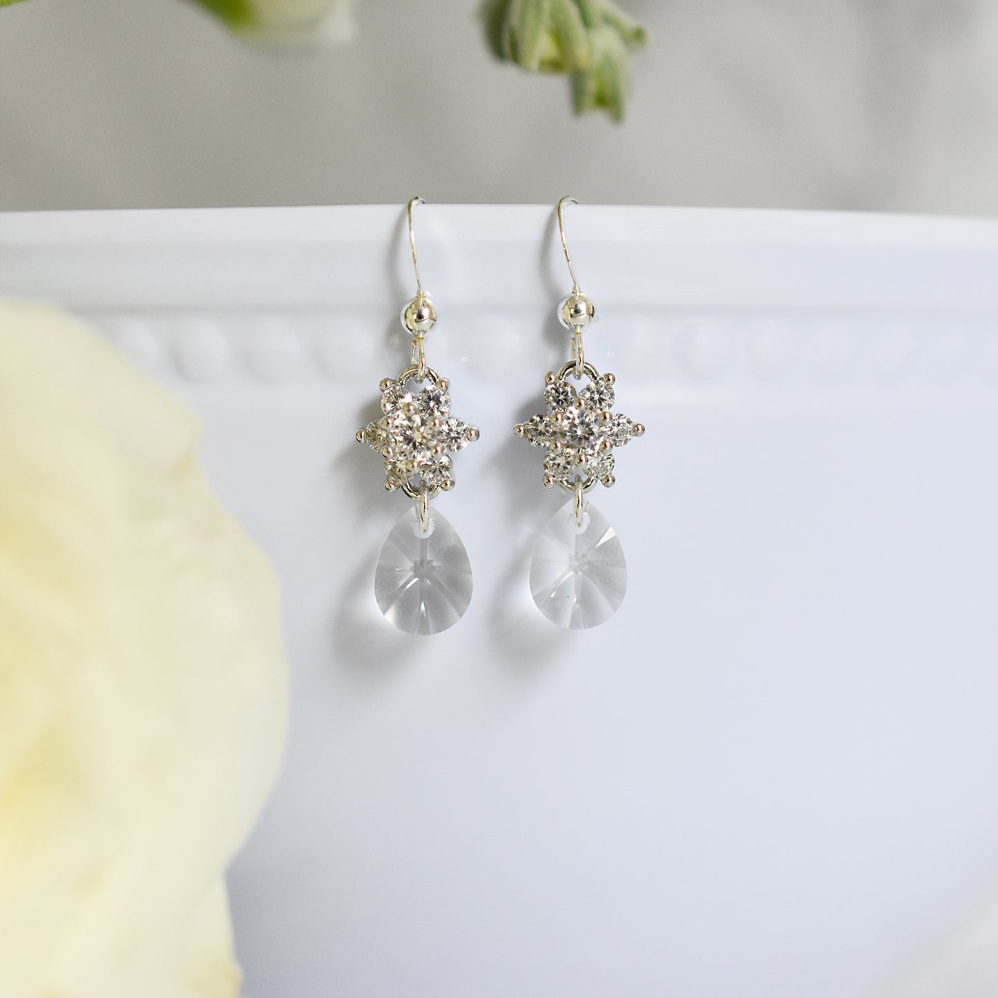 The Amelia Earrings in Silver