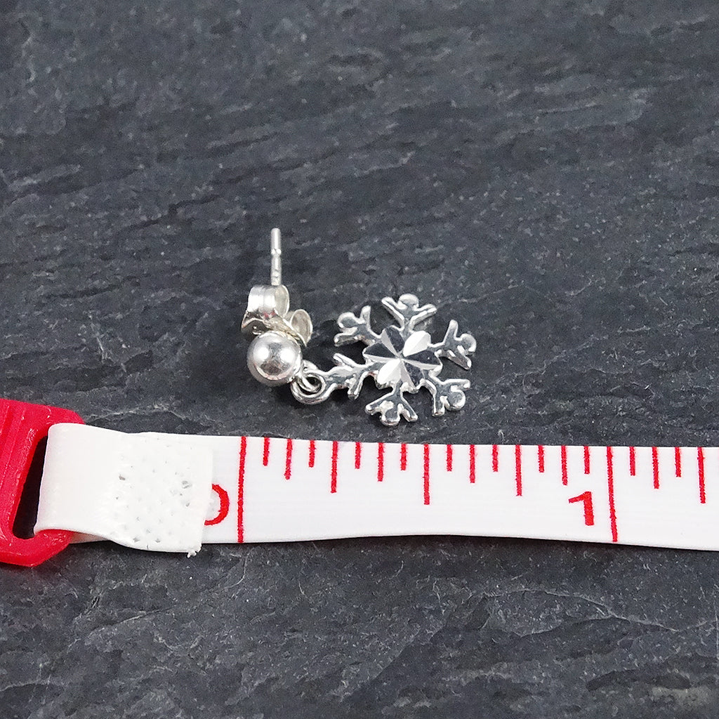 Small Silver Dangly Earrings