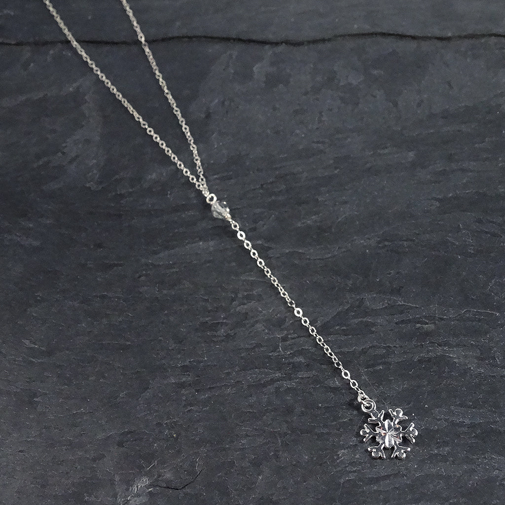 Silver Lariat Necklace