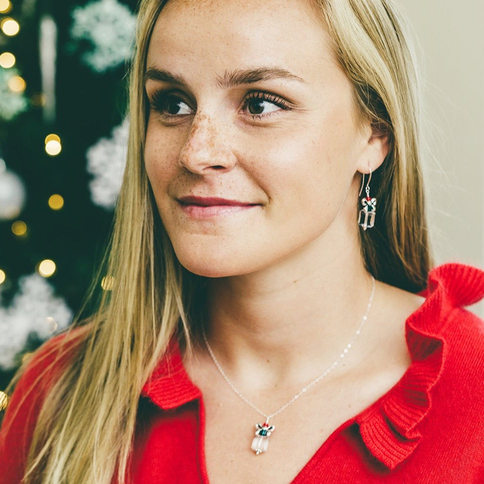 Dainty Gift Box Earrings