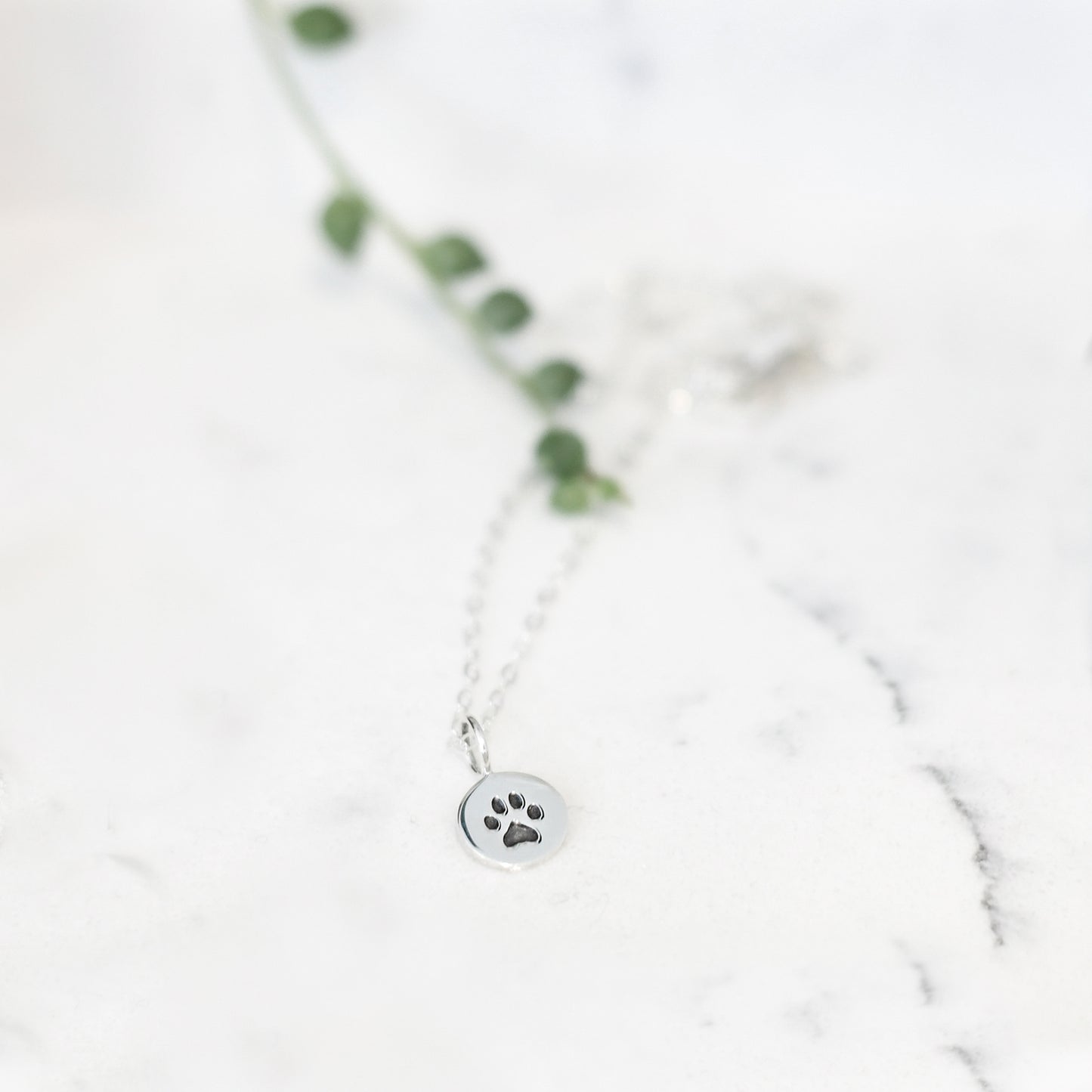 Silver Necklace for Pet Lovers