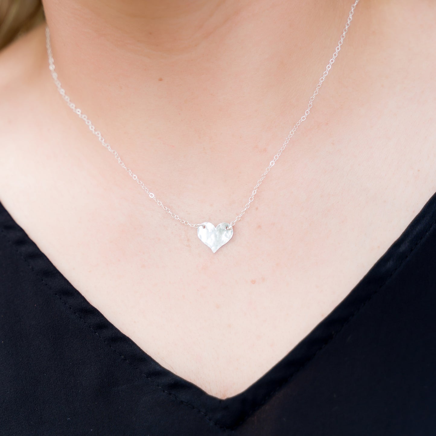 The Mary Necklace in Silver