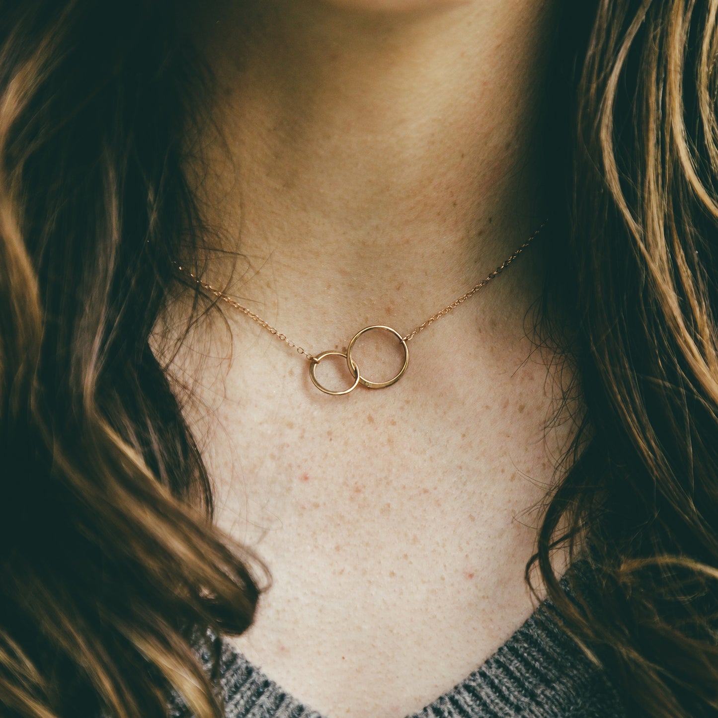The Olivia Necklace in Rose Gold