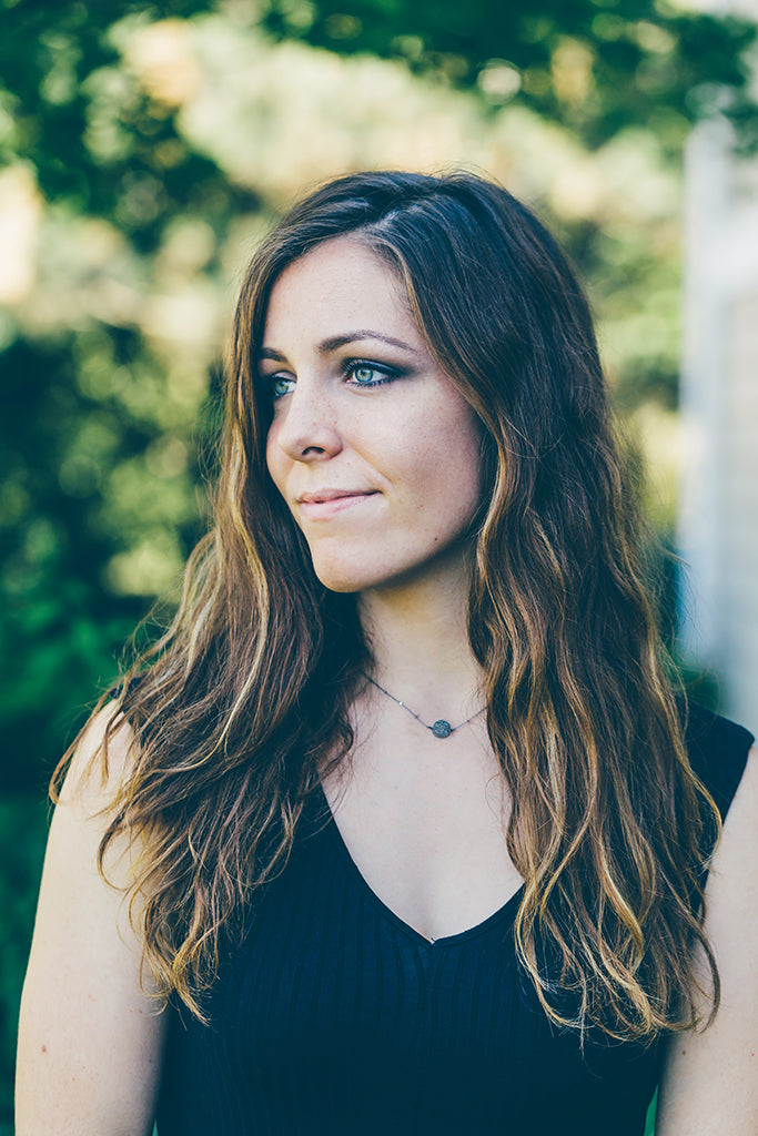 Gunmetal Grey Druzy Necklace
