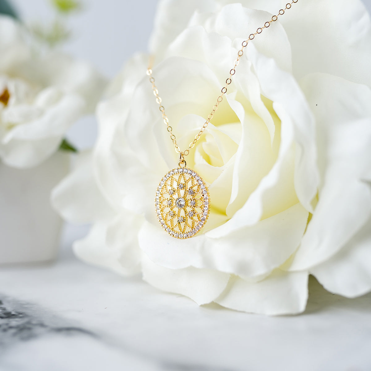 The Bette Necklace in Gold