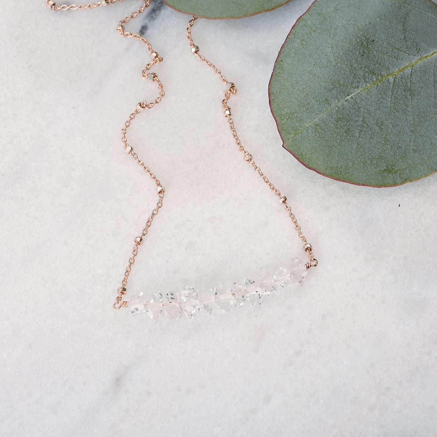 The Kelly Necklace in Rose Gold