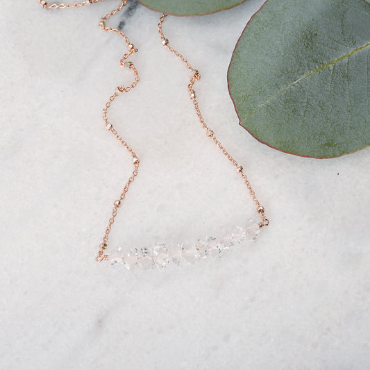 The Kelly Necklace in Rose Gold