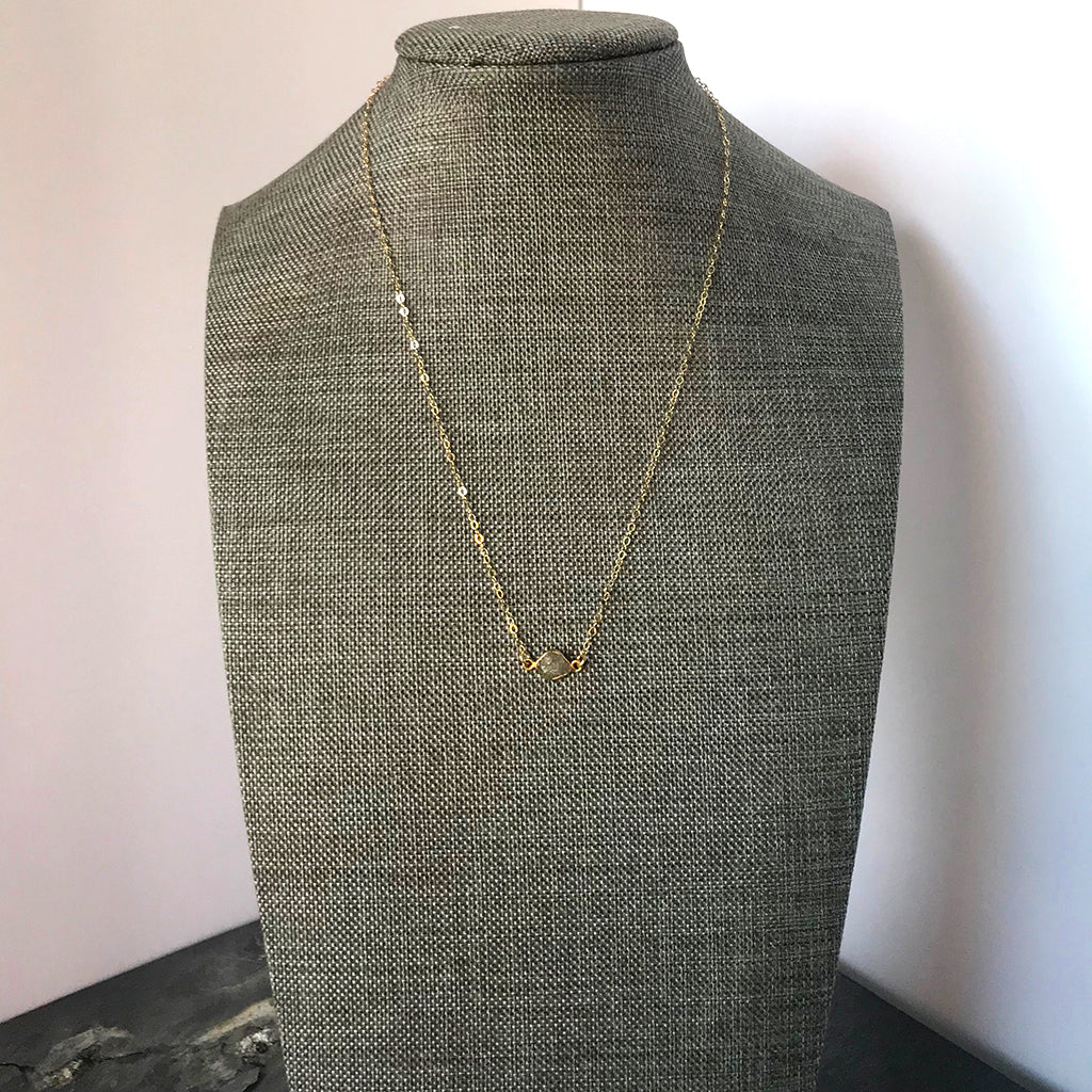 April Birthstone Necklace