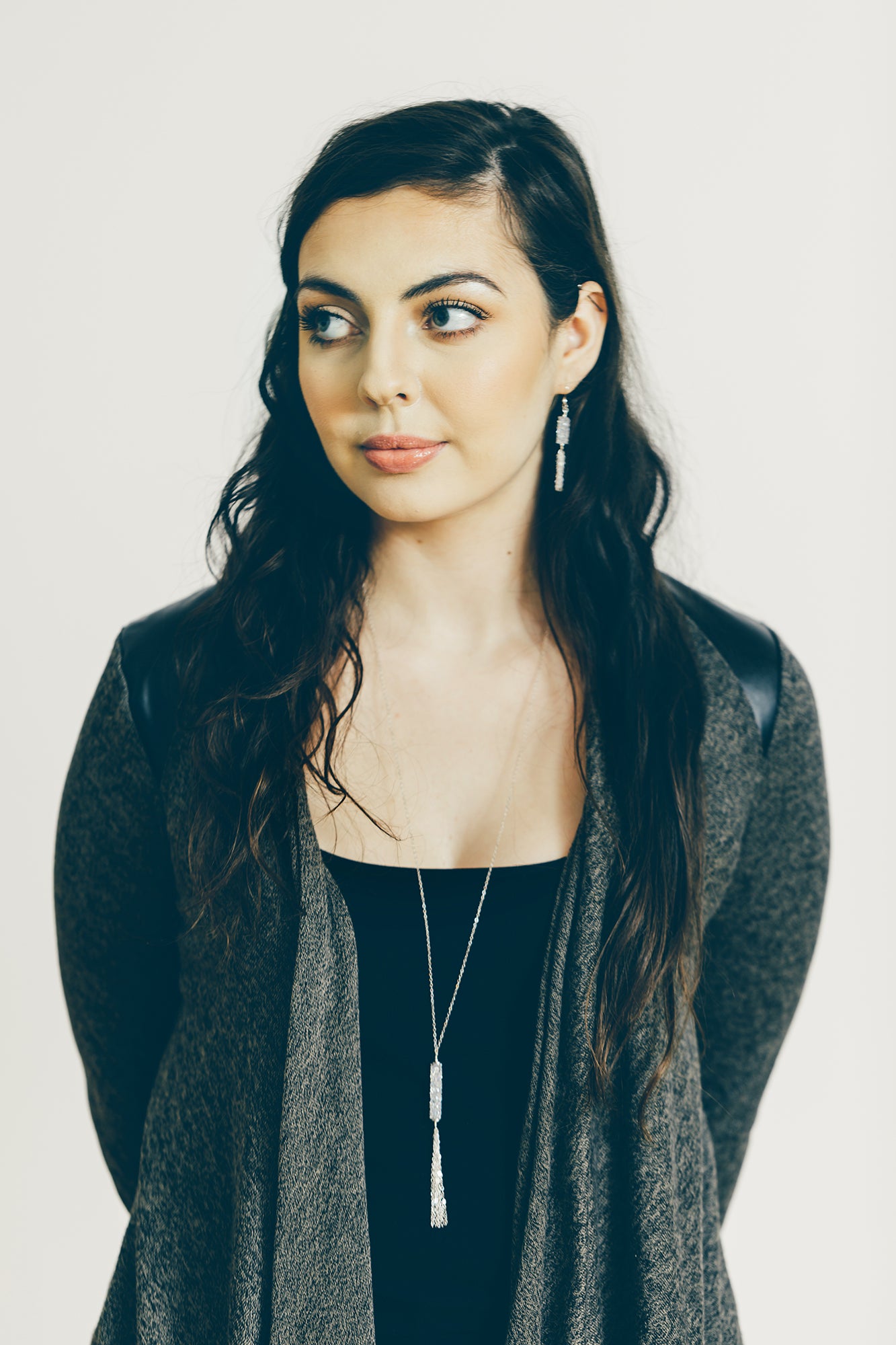 Silver Tassel Necklace