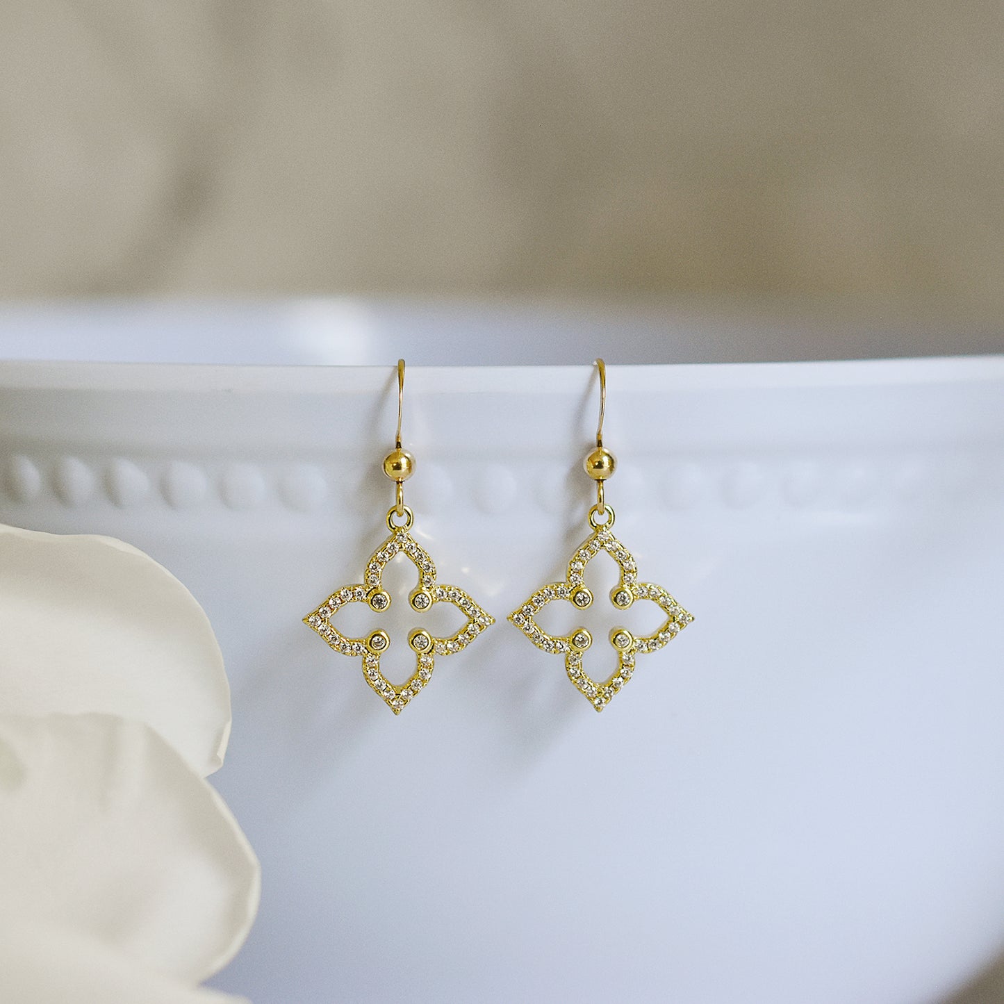 Dangly Gold Earrings