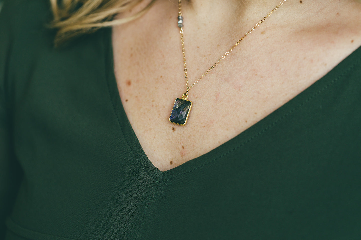 Gold Vermeil Pendant Necklace