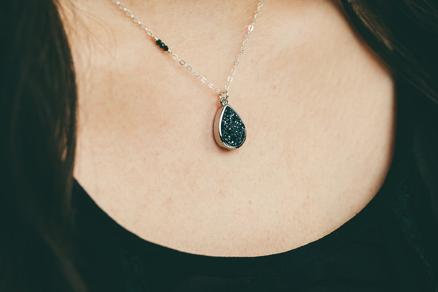 Short Silver Necklace