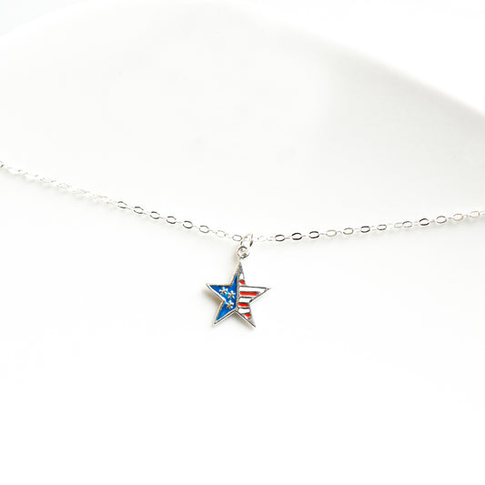 Patriotic Star Necklace