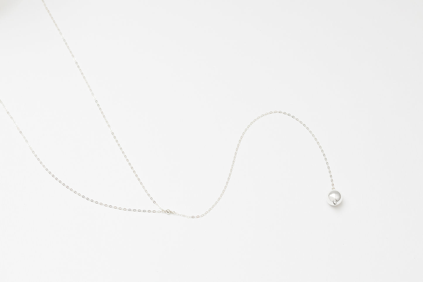 Long Silver Necklace