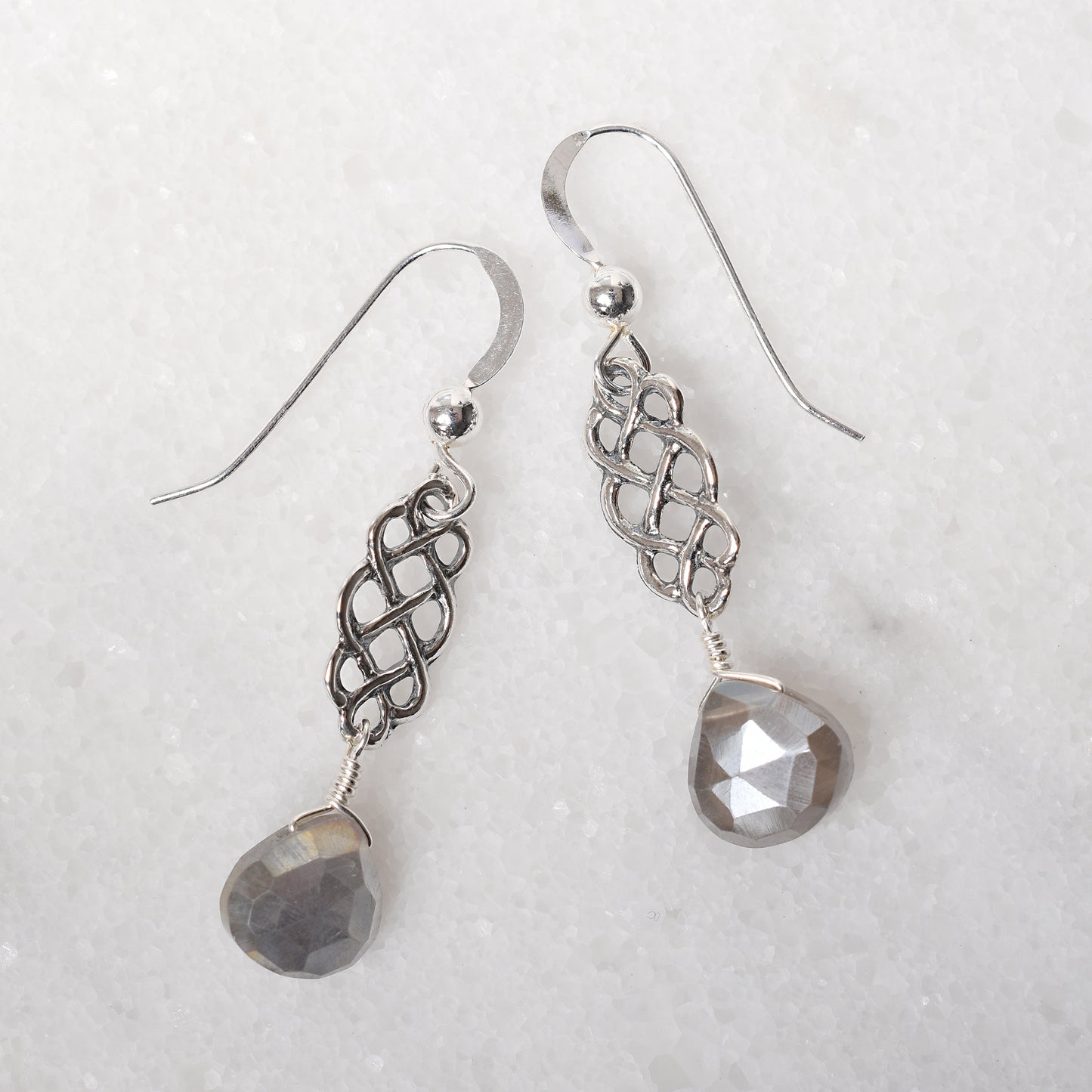 Silver Dangly Earrings
