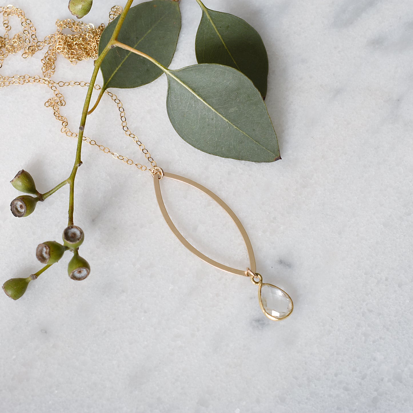The Ashley Necklace in Gold