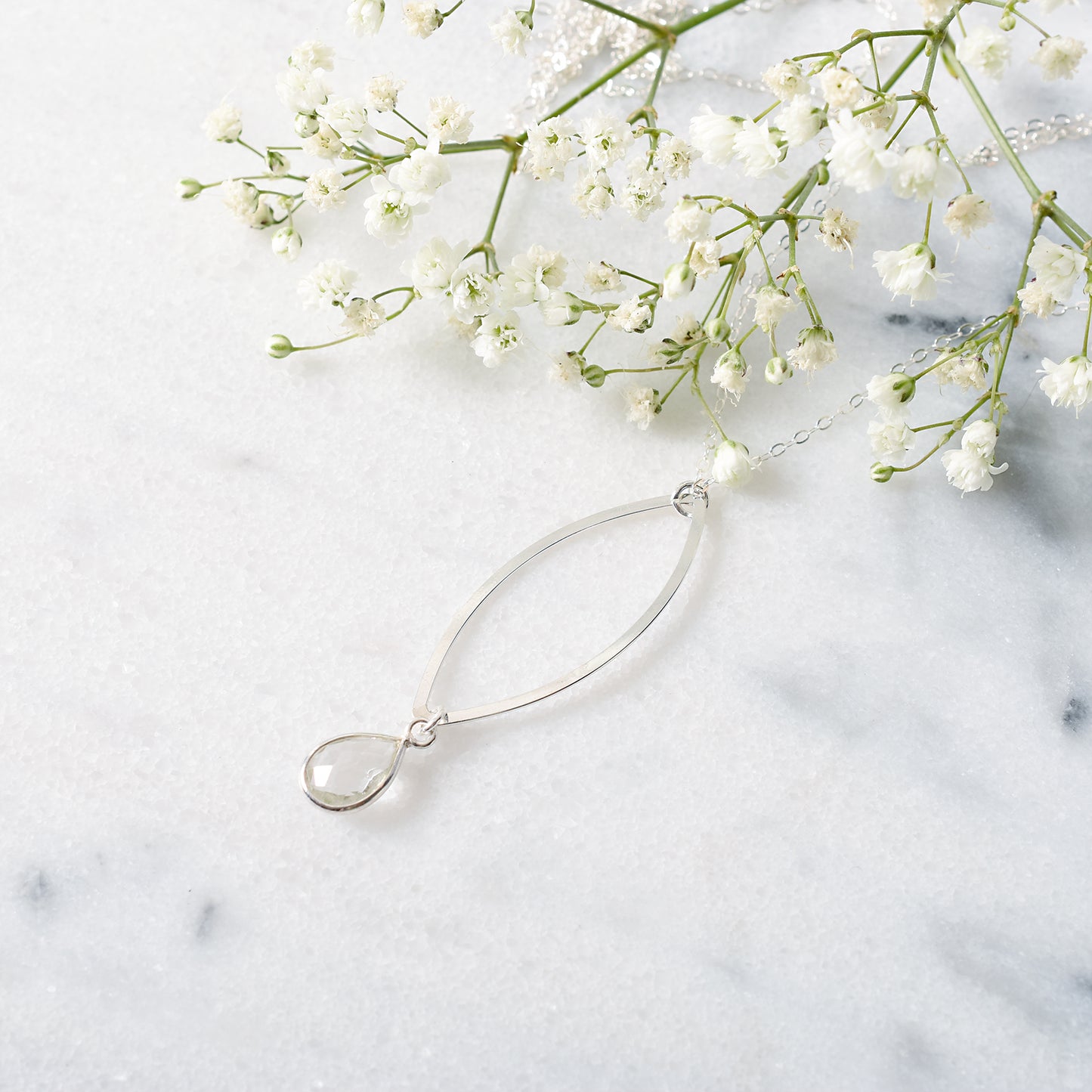The Ashley Necklace in Silver