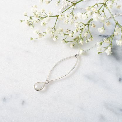 The Ashley Necklace in Silver 