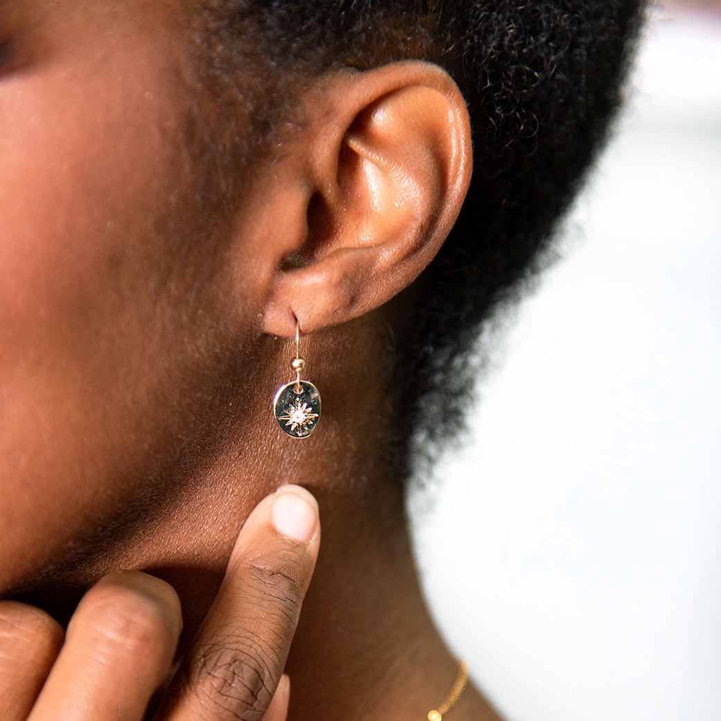 Gold Drop Earrings