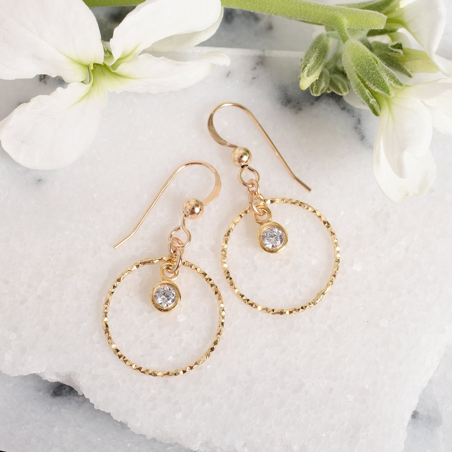 The Farrah Earrings in Gold