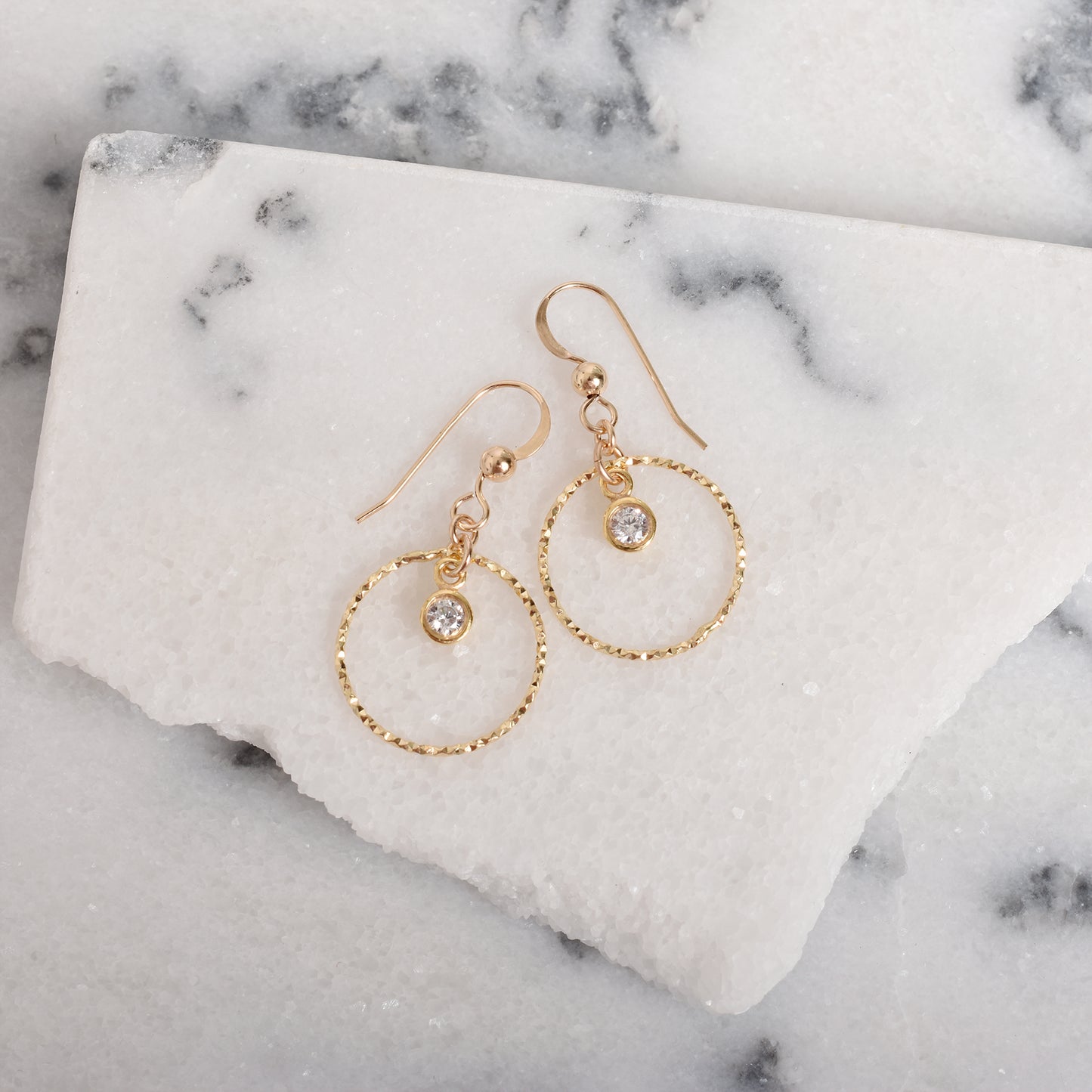 Gold Dangly Earrings for Women
