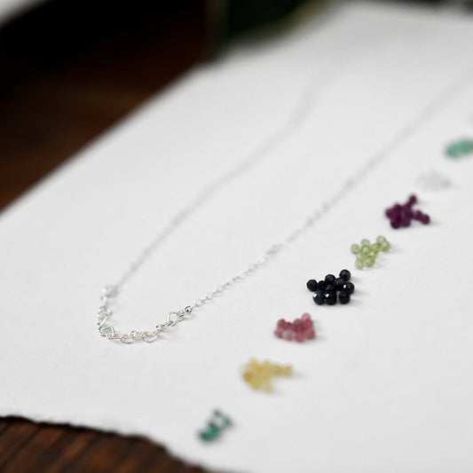 Birthstone Heart Necklace