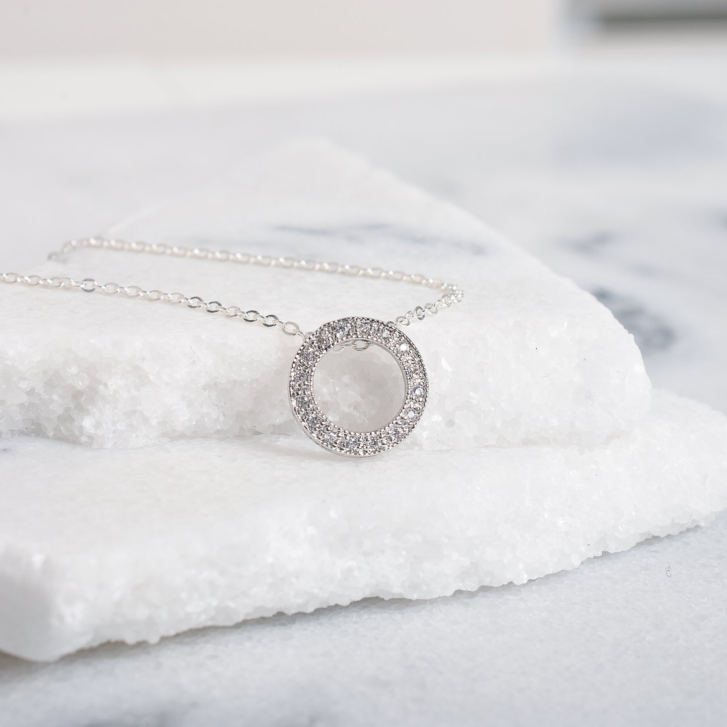 The Victoria Necklace in Silver