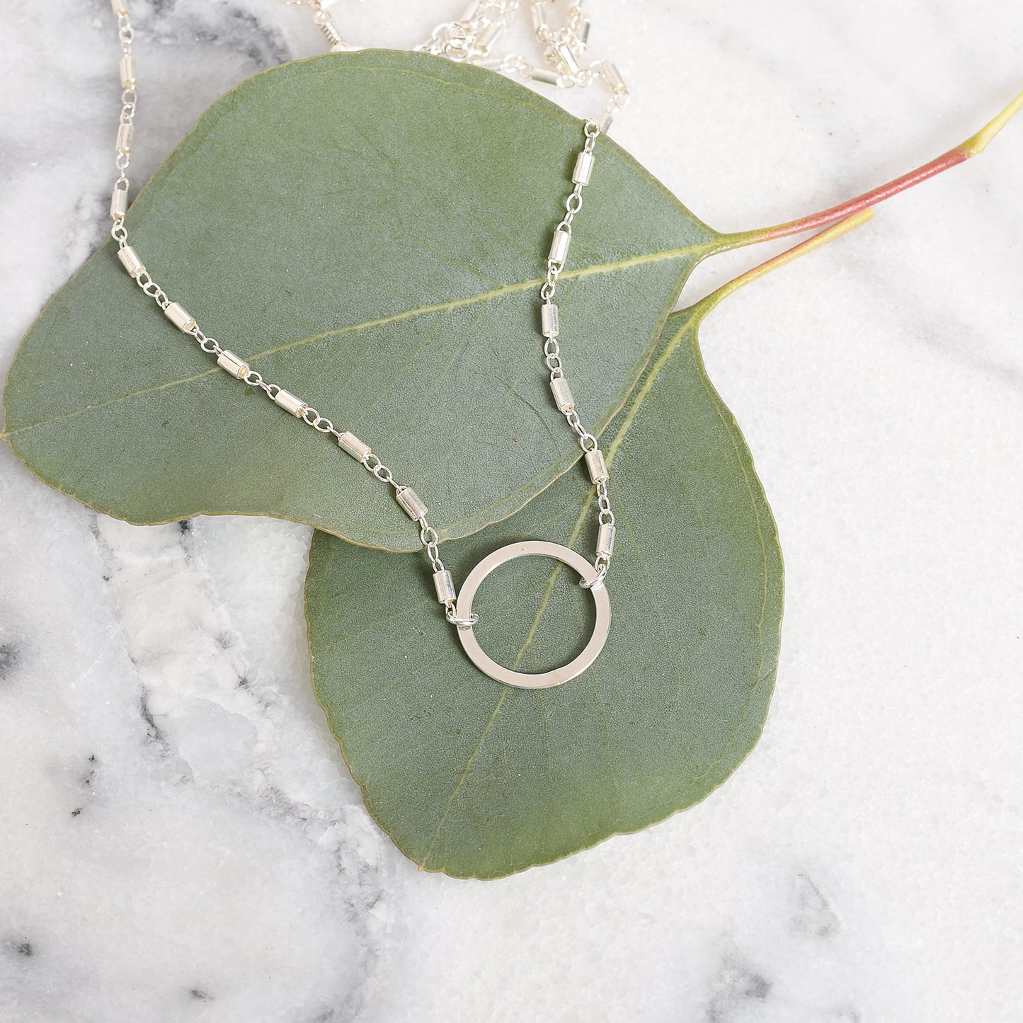 The Megan Necklace in Silver