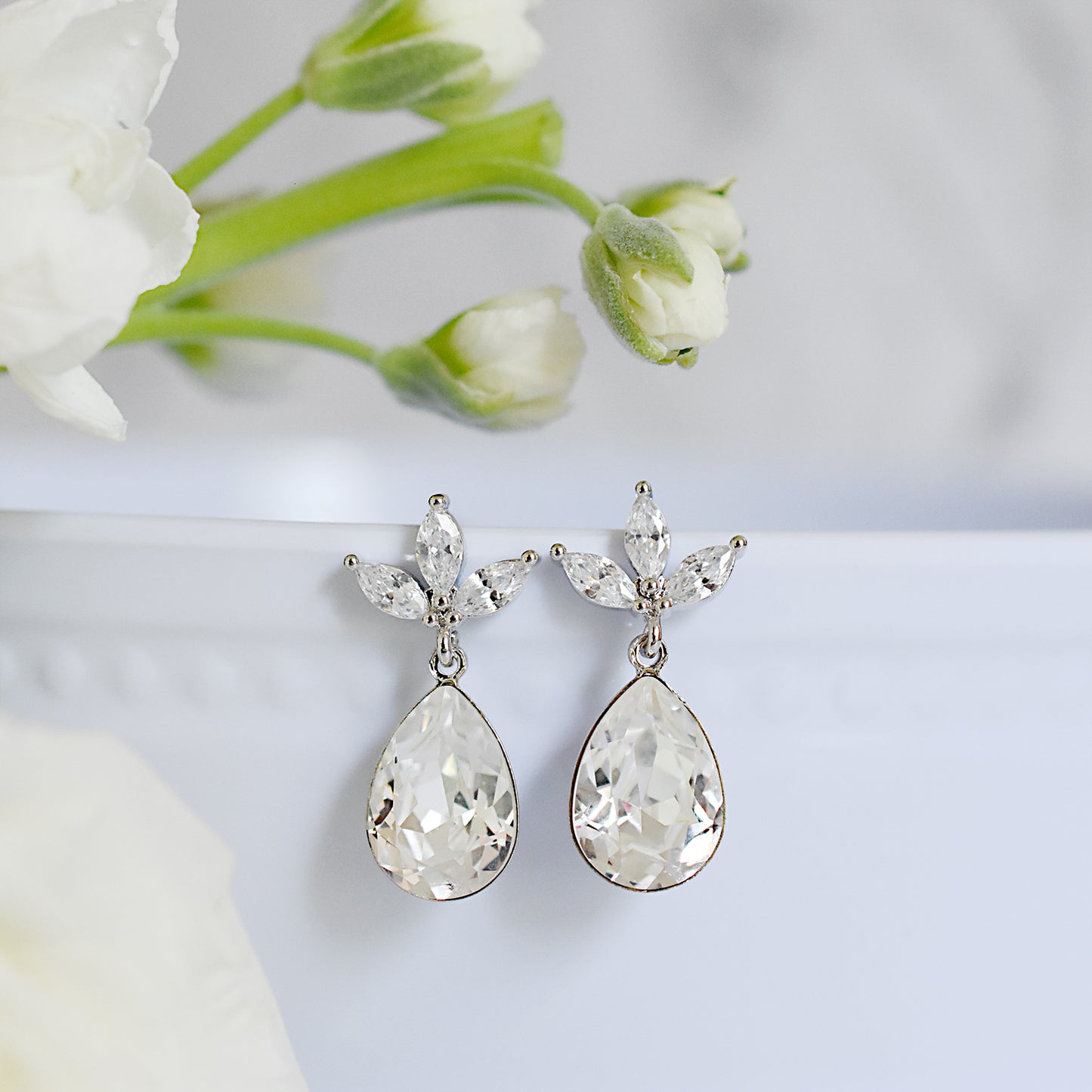 The Kate Earrings in Silver