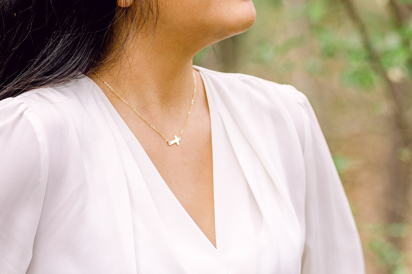 Gold Cross Necklace