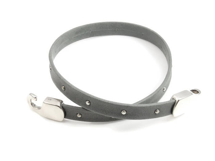 Grey Wrap Bracelet