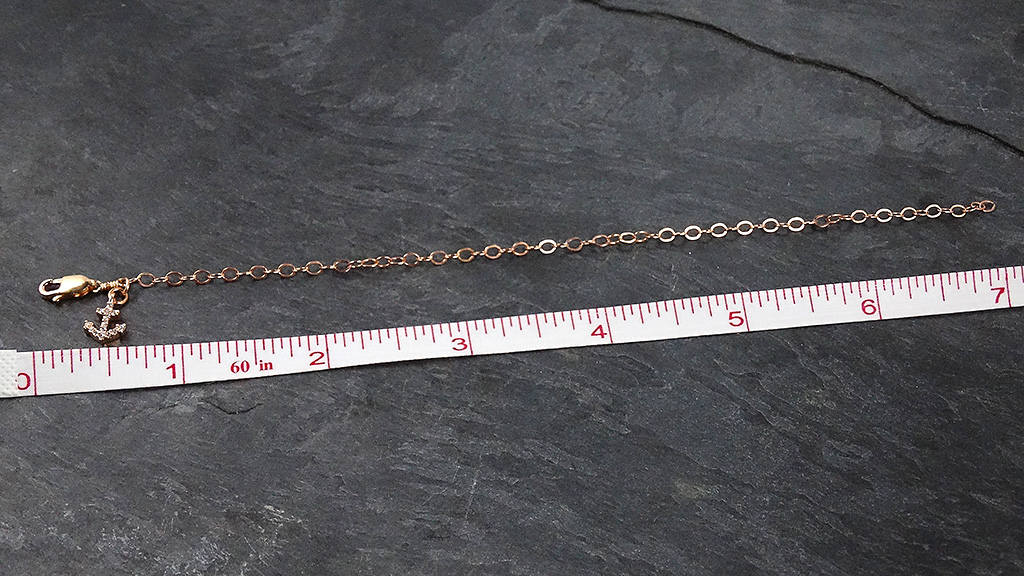 Rose Gold Charm Bracelet