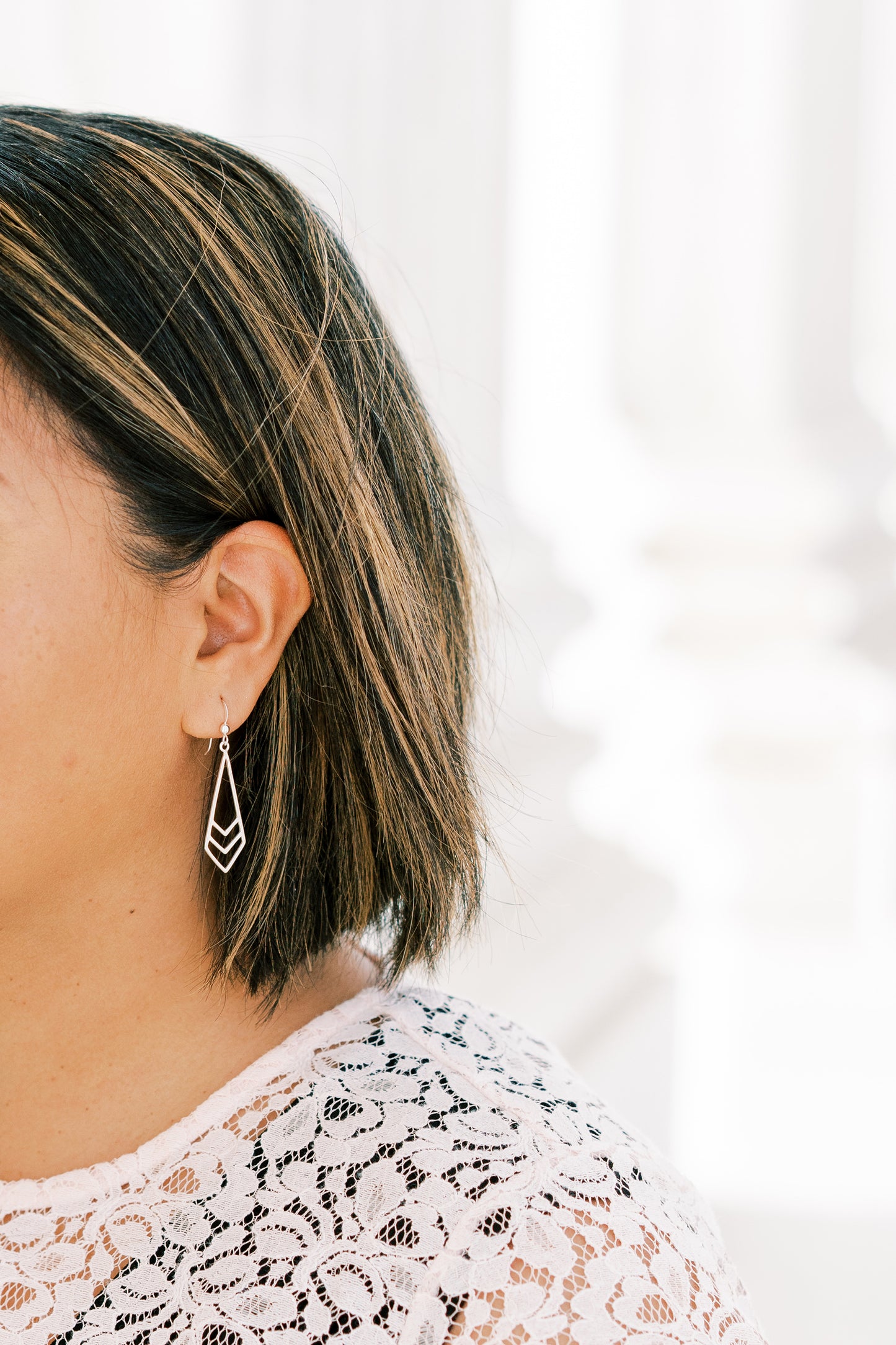 Geometric Drop Earrings