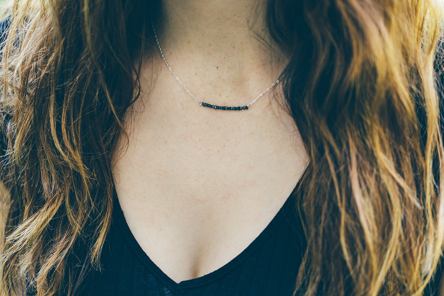 April Birthstone Necklace