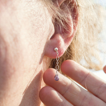 The Iolite Earrings