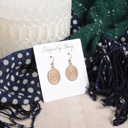 The Bette Earrings in Gold