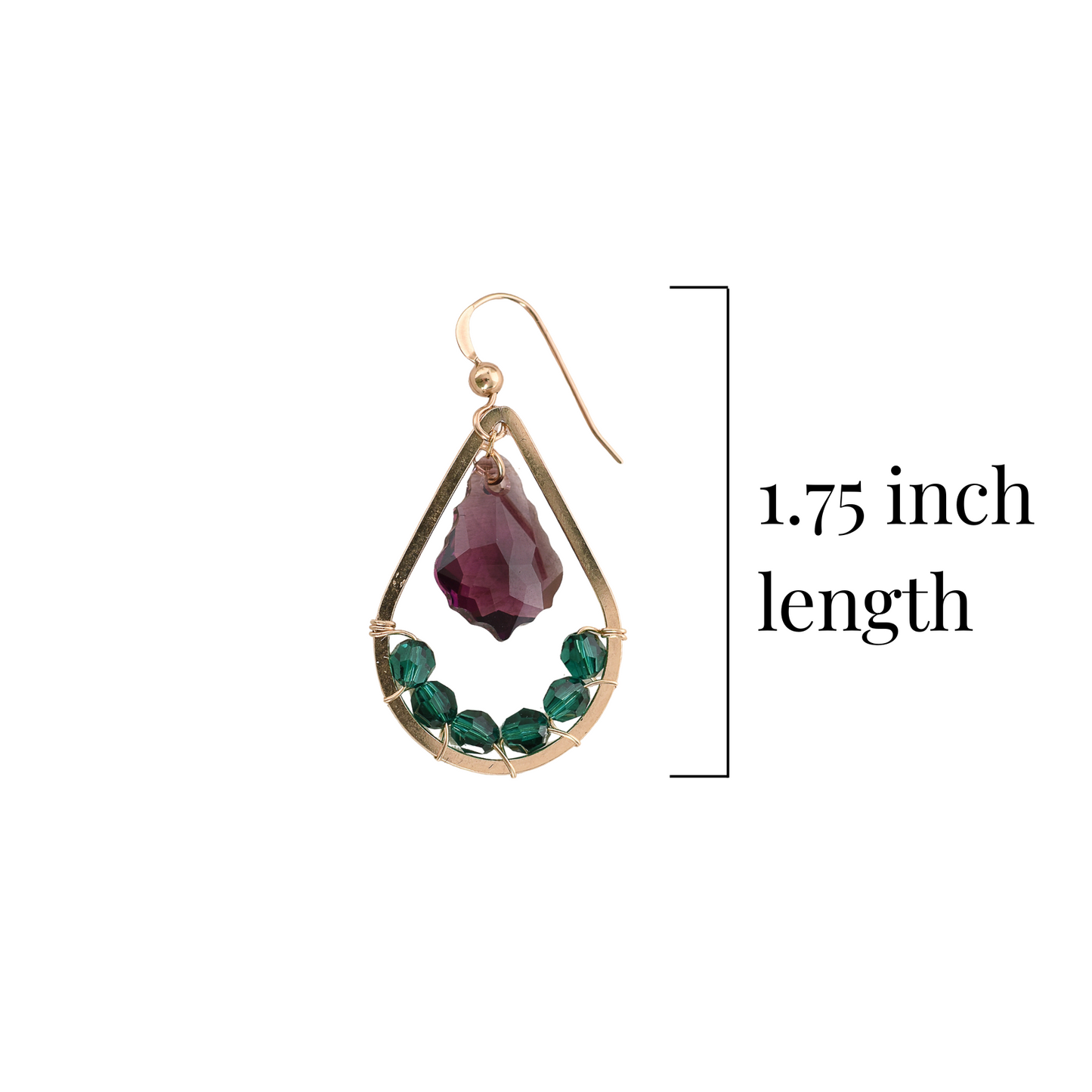 Colorful Teardrop Earrings