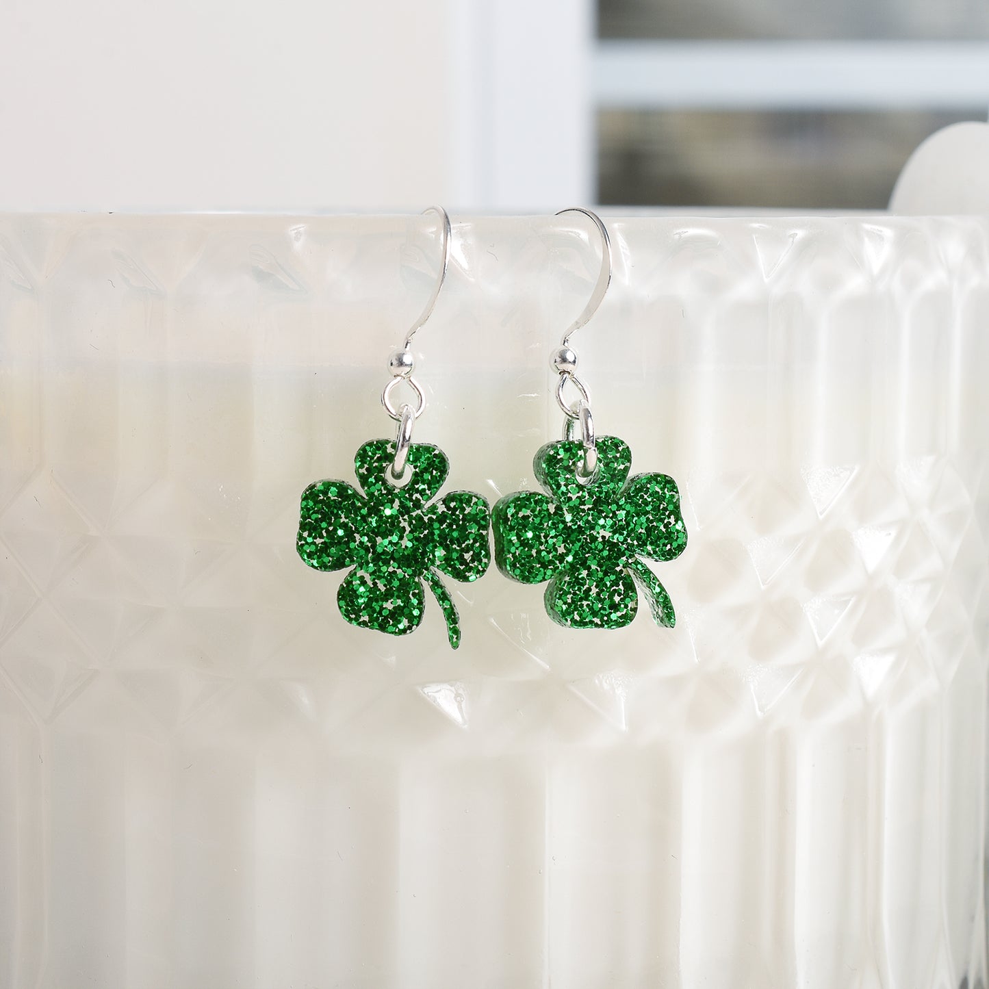 Dangly Shamrock Earrings