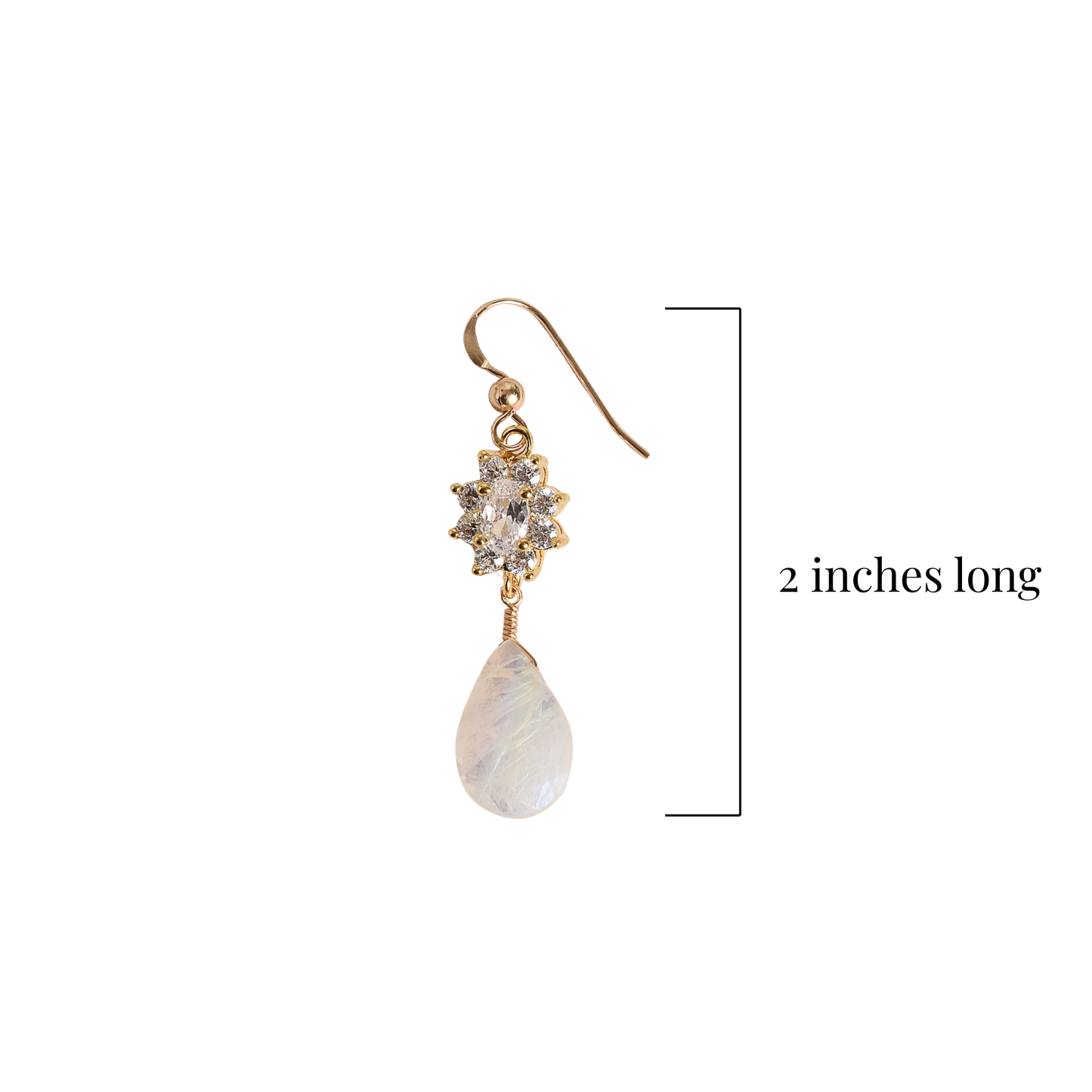 Earring measurement display 
