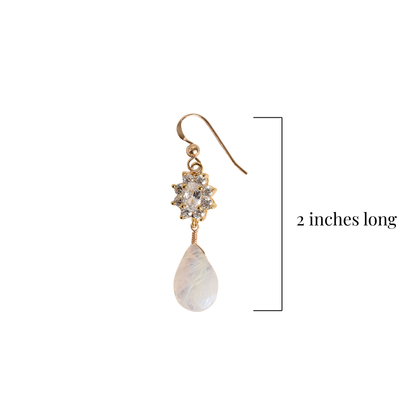 Earring measurement display 