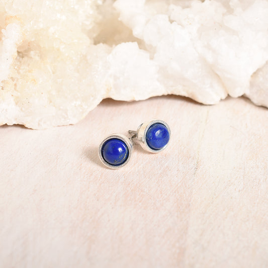 The Lana Earrings in Lapis