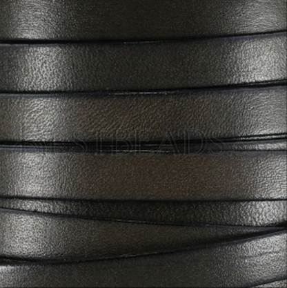 Men's Braided Silver Gray Leather Bracelet